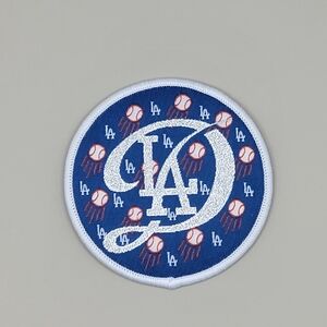 LA City Dodgers Baseball Iron-on Patch 2.5"